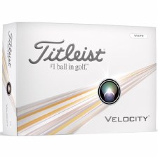 Titleist Velocity Golf Balls 12 Ball Box White